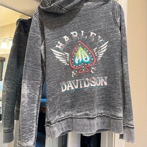 Women’s Harley Davidson light weight zip up